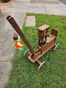 Combination billy cart/crane.