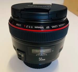 CANON EF 50MM 1.2 L USM Lens