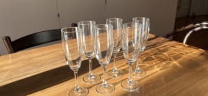 Champagne or wine glasses (up to 80 available) By the dozen