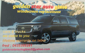 Golden Star Auto Glass - for all your windscreen replacement