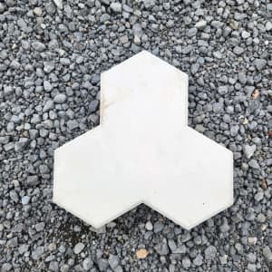 Paver 250mm / 45mm Maple Leaf texture concrete 