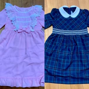 Two Girls Dress Size 9 (130cm) in Excellent Condition 