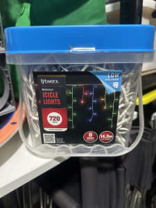 Multi-colour Icicle lights- 14.3m $45 Sth Windsor/ West Hoxton