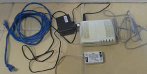 Bigpond Adsl modem Thomson Telecom ST536v6 with filter and cables
