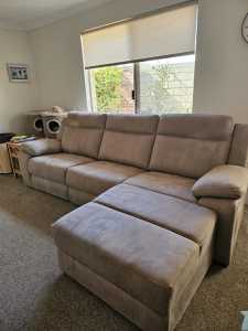 3 seater couch, 2 recliners and chaise.
