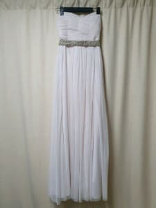 Forever New - Maxi tulle dress with beaded belt size 10