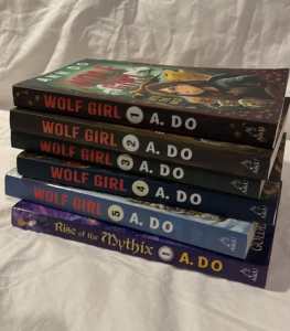 Anh Do Wolf Girl books 1 - 5 plus Mythix