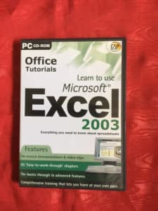 Learn to use Microsoft Excel 2003 pc CD-ROM. Nic’s tech