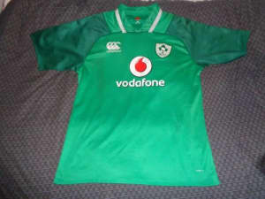 CANTERBURY IRELAND 2017-18 HOME RUGBY JERSEY . 2XL