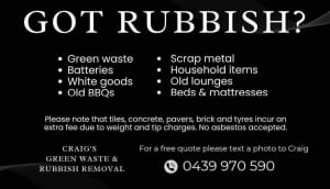 Rubbish & GreenWaste Removal