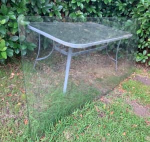 Glass for table top. Indoor or outdoor. Good condition