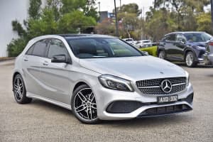 2018 Mercedes-Benz A-Class W176 808+058MY A200 DCT Silver 7 Speed Sports Automatic Dual Clutch