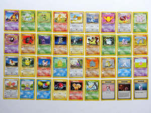 Pokemon LEGENDARY COLLECTION from 2002 - All 36x Common Cards