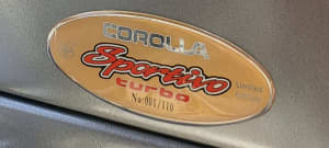 2001 TOYOTA COROLLA LEVIN SECA 5 SP MANUAL 5D LIFTBACK
