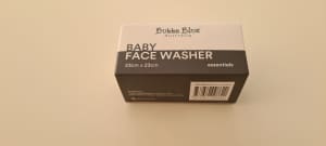 Bubba Blue Muslin Wrap and Baby Face Washer (New)