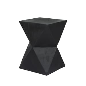 Levede Side Table Terrazzo Geometric Shape Magnesia Stool Stone S...