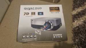 Brand New Quvac Duo 8k HDR rs71-55ts pro series Laser Projector With S