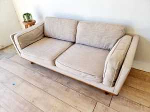 Freedom Dahlia 2.5 Seater Lounge Fabric Sofa RRP $2000