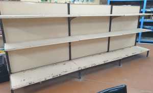 SHOP DISPLAY SHELVING - Must be sold