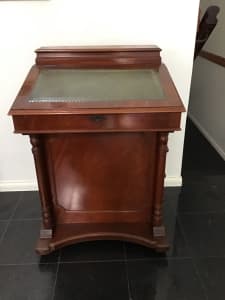 Antique Writers Desk with Lift Up Lid 