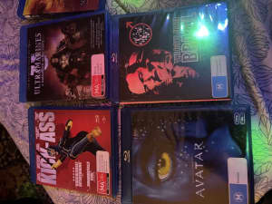 5 x Blu-rays Avatar kick-Ass $3ea