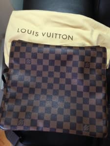 Shop Louis Vuitton DAMIER GRAPHITE Pochette cle (N60155) by