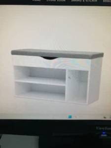 Artiss Shoe Cabinet Bench and shoe storage cupboard box