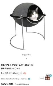 Cat bed heppa pod