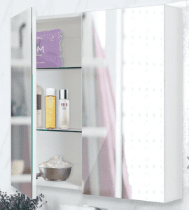 Bathroom Mirror Cabinet Vanity Shaving Medicine 72x60x15cm NEW