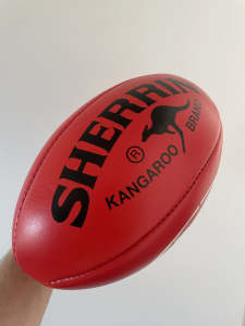Rare brand new Sherrin with ‘Watch AFL’ logo. 