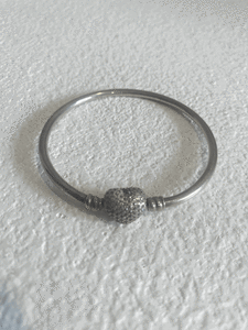 Pandora Heart Bracelet- Silver