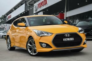 2015 Hyundai Veloster FS5 Series II SR Coupe D-CT Turbo Yellow 7 Speed Sports Automatic Dual Clutch