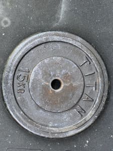 15 kg Cast Iron Titan Weight
