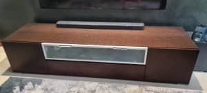 Timber TV cabinet 