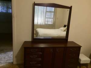 Bedroom Suite dressing table, wardrobe and head board and side tables