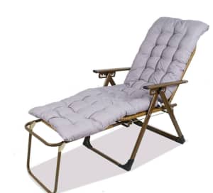 Reclining Folding Deck Lounge outdoor chair