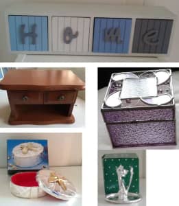 4 Drawer Home Decor Ornamental Storage Jewellery Box as New