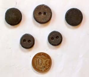 LEAD WEIGHTS AND LEAD BUTTONS FOR SEWING - VINTAGE