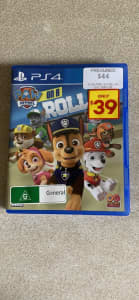 PS4 paw patrol on a roll game