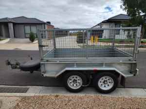 8x5 Tandem Trailer with cage 2020
