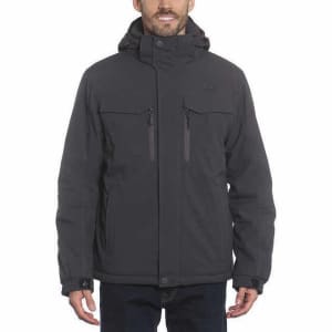 Gerry Men's Detachable Hooded Nimbus Tech Jacket; BLACK XL