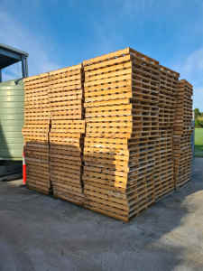 Pallets for shipping containers 