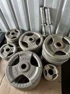 Olympic size weights - $2.5 a kilo