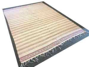Moroccan Berber Handwoven  Blanket  Bedspread  Rug 187cm X 263
