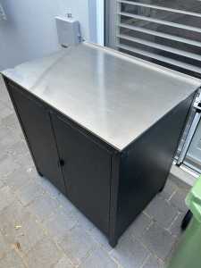 IKEA Outdoor Stainless Steel Cabinet