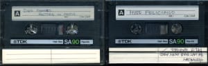 2 TDK SA90 high bias quality cassette tapes - PENDING COLLECTION