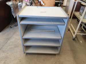 Cabinet on Wheels with Sliding Shelves SALE $25 - Vinsan Salvage G1445
