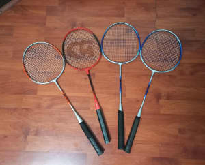 4 x Badminton Racquets Rackets 