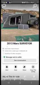 2013 mars surveyor camper trailer