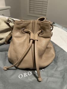 Bag OROTON leather pouch bag